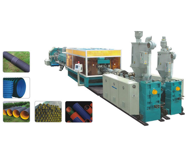 Thiết bị ép đùn ống sóng đôi tường PEPP lạ mắt
